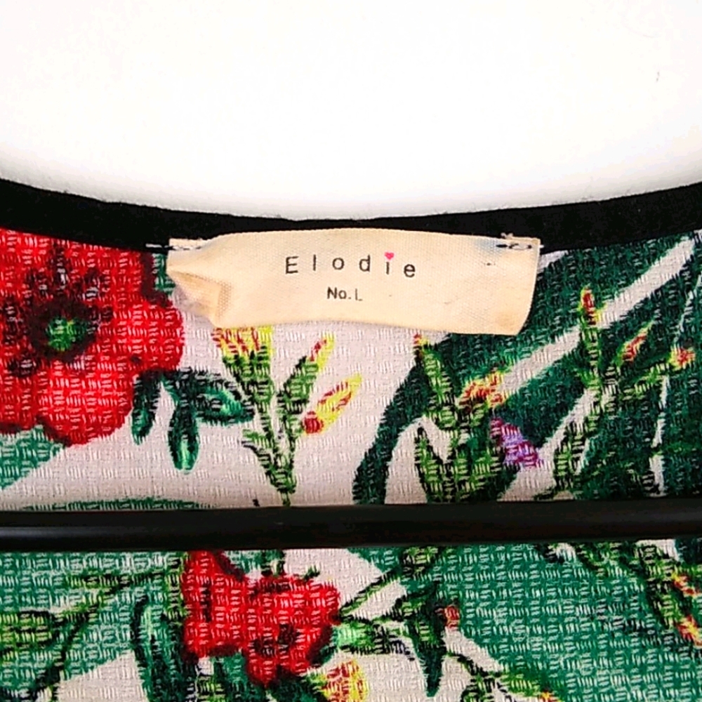 Tropical Floral Tank Top L - Picture 4 of 8